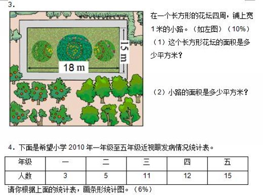 上海小学三年级下册数学期中测试题 上海小学三年级下册数学期中测试题